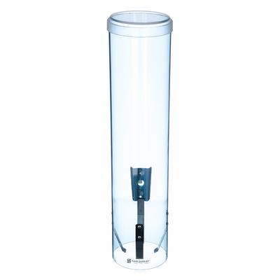 San Jamar C3260TBL Cup Dispenser, Surface Mount, Cone & Paper Cups, Blue