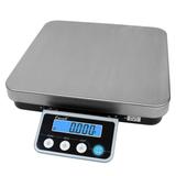 San Jamar SCDGPC13 Escali 13 lb Large Digital Portion Control Scale w/ Removable Platform - 12" x 12", Stainless Steel