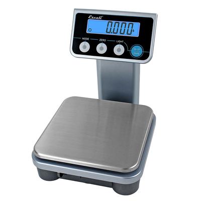 San Jamar SCDGPCM13 Escali 13 lb Digital Portion Control Scale w/ Removable Platform - 9 1/2" x 6 1/4", Stainless, Stainless Steel