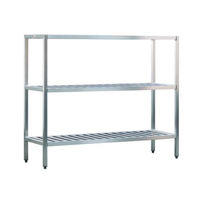 New Age 1041TB 36" Heavy-duty Shelving Unit w/ 1000 lb Capacity, Aluminum, Welded Aluminum, 36" x 20" x 60", Silver