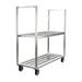 New Age 1151 2600 lb Platform Truck - 63"L x 27"W, Silver