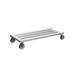 New Age 1206 49 3/4" Mobile Dunnage Rack w/ 1000 lb Capacity, Aluminum, Silver