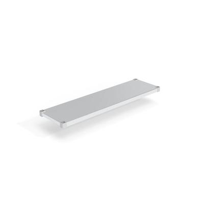 New Age 1554SB Aluminum Solid Shelf - 54"W x 15"D, Silver