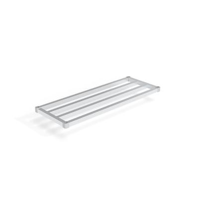 New Age 2054HD Aluminum Tubular Shelf - 54"W x 20"D, Silver