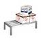 New Age 4008 36" Stationary Dunnage Rack w/ 4000 lb Capacity, Aluminum, All-Welded Aluminum, 36" x 24", Silver