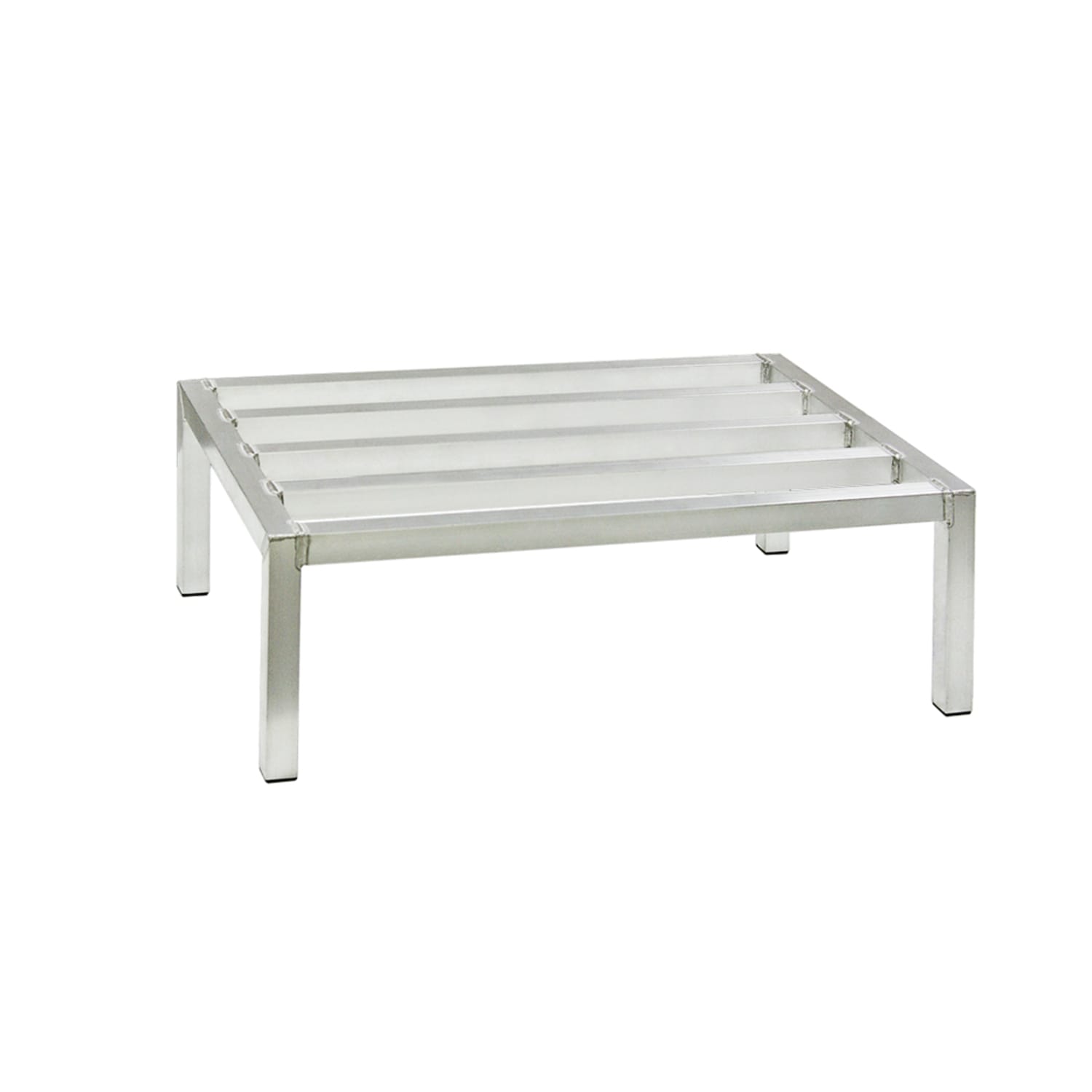New Age 6006 60" Stationary Dunnage Rack w/ 1500 lb Capacity, Aluminum, 1,500 lb Capacity, Silver