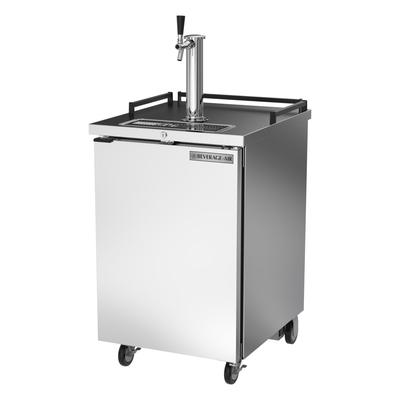 Beverage-Air BM23HC-S-31 24" Kegerator Commercial Beer Dispenser w/ 1 Keg Capacity - 1 Column, Stainless, 115v, Silver
