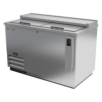 Beverage-Air DW49HC-S-29 50" Forced Air Bottle Cooler - Holds (126) 12 oz Bottles, 115v, Adjustable Dividers, Stainless Steel