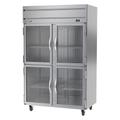 Beverage Air HFS2HC-1HG Horizon Series 52" 2 Section Reach In Freezer - (4) Glass Doors, 115v, Silver