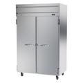 Beverage Air HRPS2HC-1S Horizon Series 52" 2 Section Reach In Refrigerator, (2) Left/Right Hinge Solid Doors, 115v, Silver