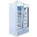 Beverage Air MT49-1W 47" 2 Section Glass Door Merchandiser, (2) Left/Right Hinge Doors, 115v, White