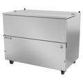 Beverage Air SM49HC-S Milk Cooler w/ Top & Side Access - (768) Half Pint Carton Capacity, 115v, 12 Milk Crate Capacity, Stainless Steel