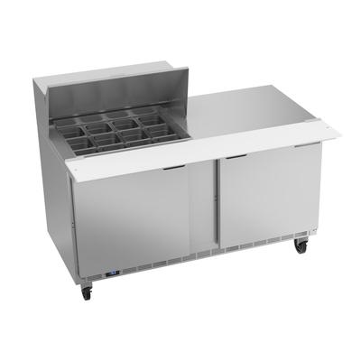 Beverage Air SPE60HC-12M 60" Sandwich/Salad Prep Table w/ Refrigerated Base, 115v, Stainless Steel