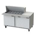 Beverage Air SPE60HC-18M 60" Sandwich/Salad Prep Table w/ Refrigerated Base, 115v, Stainless Steel