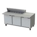 Beverage Air SPE72HC-12C 72" Sandwich/Salad Prep Table w/ Refrigerated Base, 115v, Stainless Steel