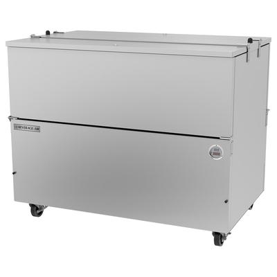 Beverage Air ST49HC-S Milk Cooler w/ Top & Side Access - (768) Half Pint Carton Capacity, 115v, Dual Top & Side Access, Silver