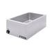 Adcraft FW-1500W/C Countertop Food Warmer - Wet w/ (1) Full Size Pan Wells, 120v, 120 V, Stainless Steel