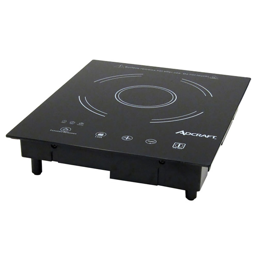 Adcraft IND-D120V Drop-In Commercial Induction Cooktop w/ 1 Burner, 120v/1ph