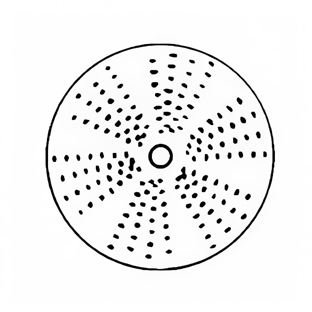Electrolux Professional 650153 9/32" Grating Disc for Vegetable Slicer, Stainless Steel