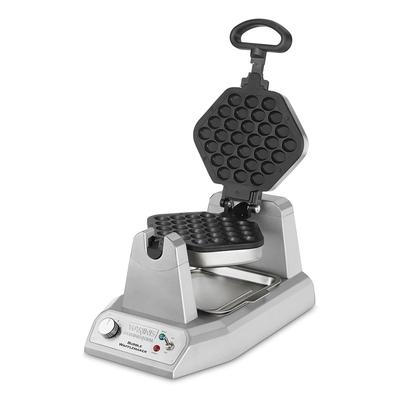 Waring WBW300X Single Bubble Commercial Waffle Maker w/ Cast Aluminum Grids, 1200W, 120 V