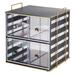 Cal-Mil 22088-90 4 Drawer Bread Display Case - 13"W x 11 1/4"D x 13 1/4"H, Acrylic/Steel, Black