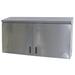 Advance Tabco WCO-15-36 36" Solid Wall Mounted Shelving Cabinet, Silver