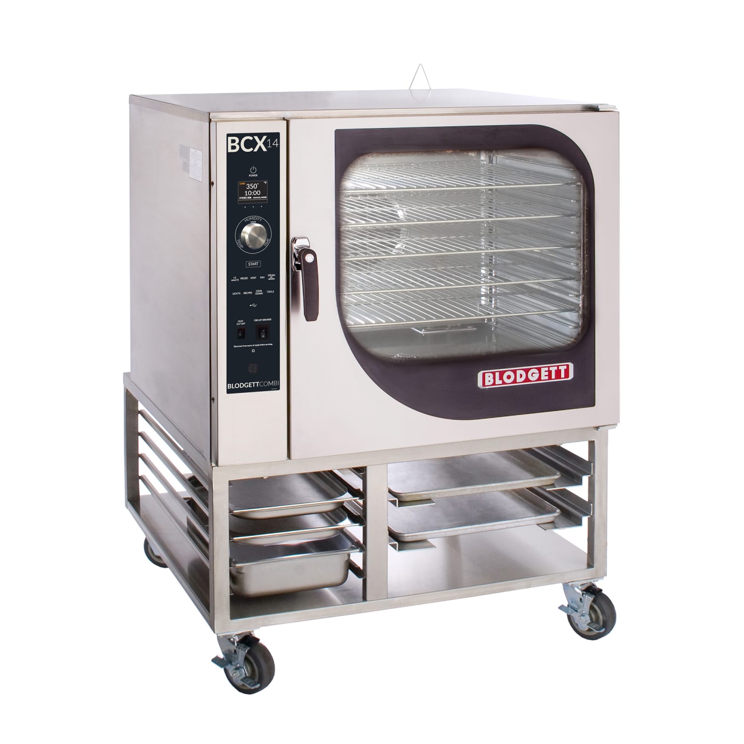 Blodgett BCX-14GSGL NG Full-Size Combi Oven, Boilerless, Natural Gas, 4-Speed Fan, Stainless Steel, Gas Type: NG