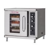Blodgett CTBR Single Half Size Electric Commercial Convection Oven - 5.6 kW, 240v/1ph, (5) 13" x 18" Pans, Stainless Steel Base Oven Unit