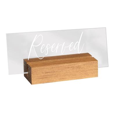 Cal-Mil 22335-99 Reserved Tabletop Sign - 5 3/4