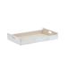 Cal-Mil 22454-1220-113 Newport Rectangular Accent Tray - 23 1/4" x 14 1/2" x 3 1/4"H, Pine Wood, White-Washed, Beige