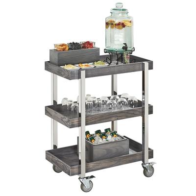 Cal-Mil 3834-83 Ashwood Beverage Serving Cart w/ (3) Shelves - 31