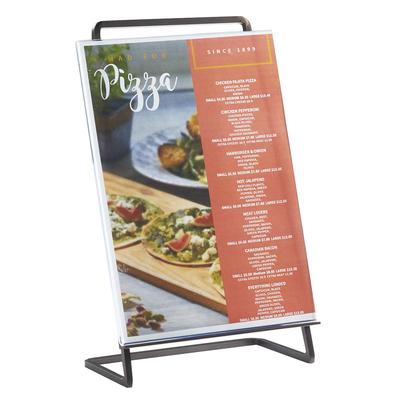 Cal-Mil 3925-811-84 Tabletop Menu Card Holder - 8 1/2