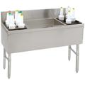 Advance Tabco PRC-24-48LR-10 48" Prestige Cocktail Station w/ 70 lb Ice Bin, Stainless Steel