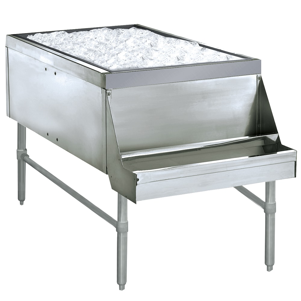 Advance Tabco PRPT-2442-10 42" x 24" Prestige Drop In Ice Bin w/ 175 lb Capacity - Stainless Steel