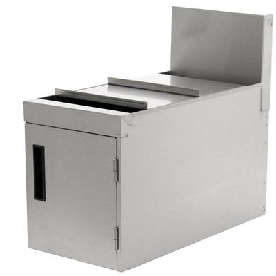 Advance Tabco PRT-12 Trash Receptacle Cabinet w/ Sliding Cover, Stainless, Stainless Steel