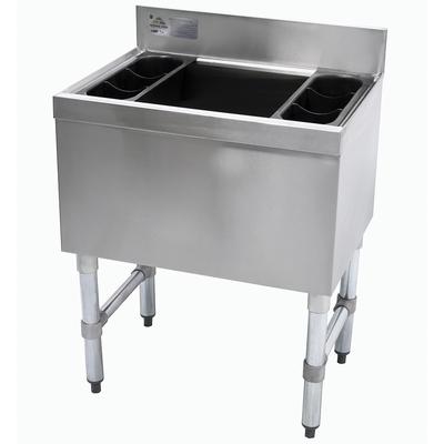 Advance Tabco SLI-12-42 42" Underbar Basics Cocktail Station w/ 140 lb Ice Bin, Stainless Steel