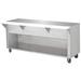 Advance Tabco STU-3-BS 47 1/8" Stationary Serving Counter w/ Shelf & Stainless Top, Stainless Steel, Enclosed Storage, Silver