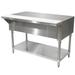 Advance Tabco STU-5 77 3/4" Stationary Serving Counter w/ Shelf & Stainless Top, Stainless Steel, Adjustable Shelf, Silver