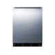 Summit CT663BKBISSHHADA 5.1 cu ft Undercounter Refrigerator & Freezer w/ (1) Solid Door - Stainless Steel, 115v, Silver