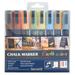 American Metalcraft SMA510V8ET Securit Chalk Markers Set - 8 Assorted Earth Tones Colors