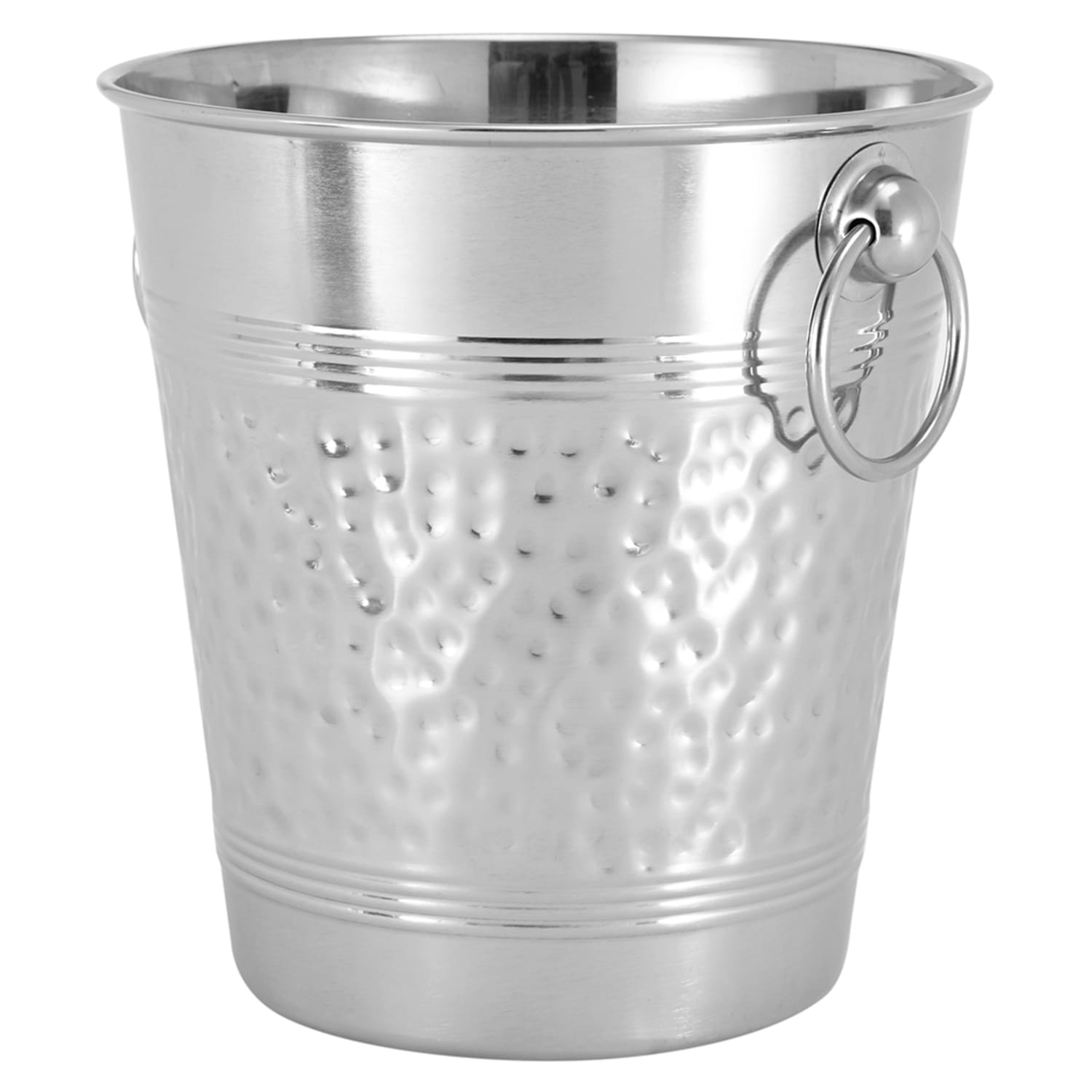 American Metalcraft WB9 8 1/2" Wine Bucket - Stainless Steel, Hammered Finish, Silver