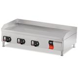 Vollrath 40717 Cayenne 36" Electric Commercial Griddle w/ Thermostatic Controls - 1/2" Steel Plate, 220v/1ph, Stainless Steel