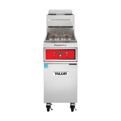 Vulcan 1TR45D LP Commercial Gas Fryer - 50 lb Vat, Floor Model, Liquid Propane, Stainless Steel, Gas Type: LP