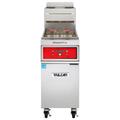 Vulcan 1VK45D PowerFry5 Commercial Gas Fryer - (1) 50 lb Vat, Floor Model, Natural Gas, 70, 000 BTU, Solid State Digital Controls, Stainless Steel, Gas Type: NG