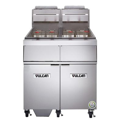 Vulcan 3GR45MF Commercial Gas Fryer - (3) 50 lb Va...