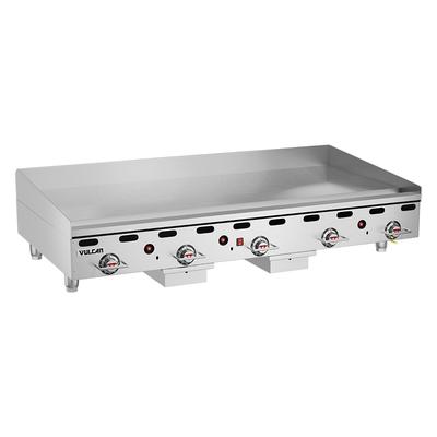 Vulcan 960RX NG 60" Gas Commercial Griddle w/ Thermostatic Controls - 1" Steel Plate, Natural Gas, Stainless Steel, Gas Type: NG