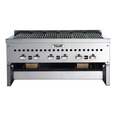 Vulcan CTSMOKER-VCCB60 Wood Assist Low Profile Smoker Base w/ 3 Grease Tray, Stainless Steel