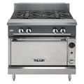 Vulcan V236HS 36" Commercial Gas Range w/ (2) Hot Tops & Standard Oven, Liquid Propane, Stainless Steel, Gas Type: LP
