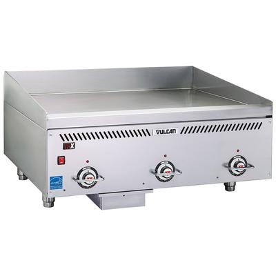 Vulcan VCCG36-IS LP 36" Gas Commercial Griddle w/ Thermostatic Controls - 1" Steel Plate, Liquid Propane, Infrared Burners, 72,000 BTU, Stainless Steel, Gas Type: LP