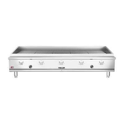 Vulcan VTEC60 LP 58 1/2" Countertop Charbroiler w/ Conversion Burner, Liquid Propane, Stainless Steel, Gas Type: LP